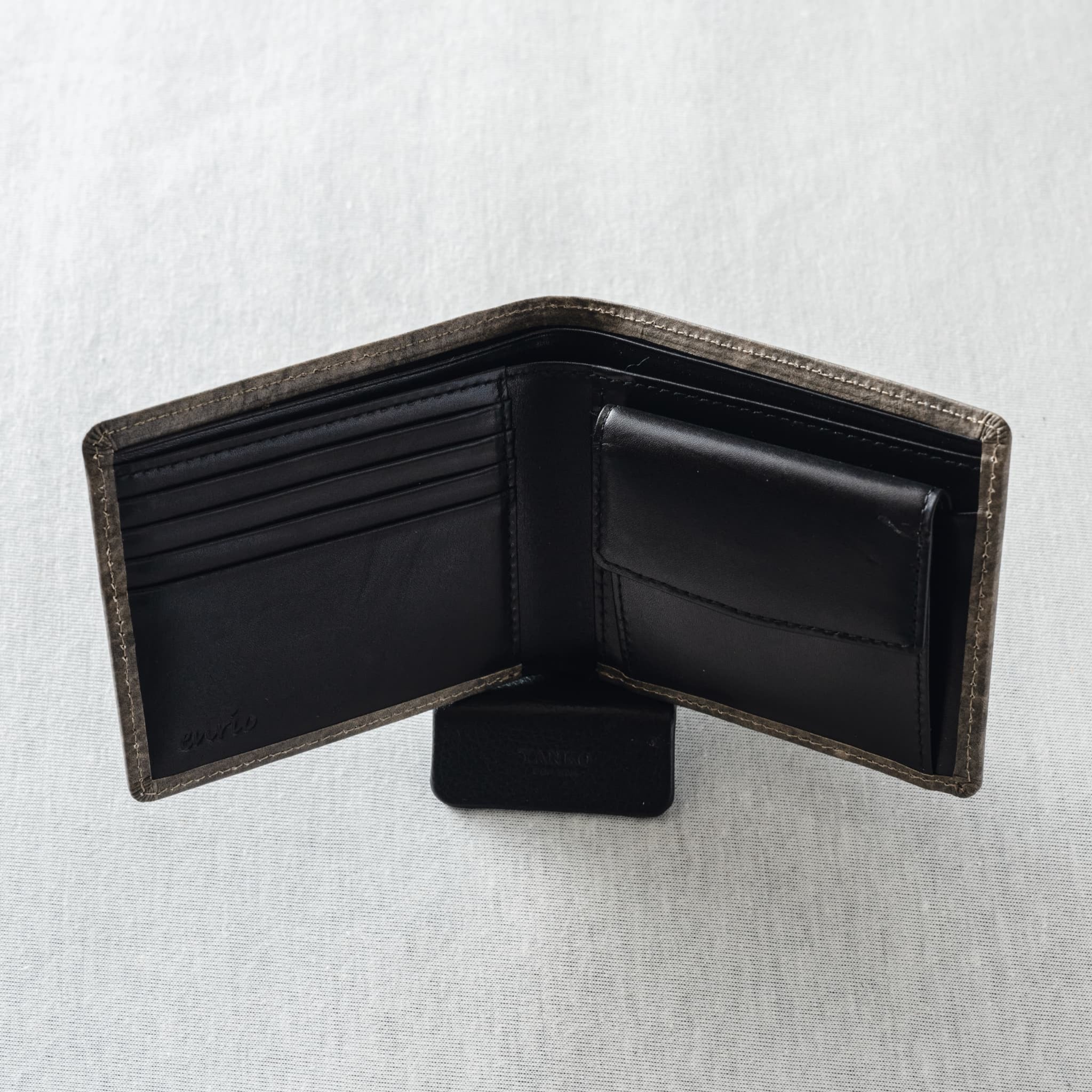Folded wallet Indigo dyeing 二つ折り財布 藍染