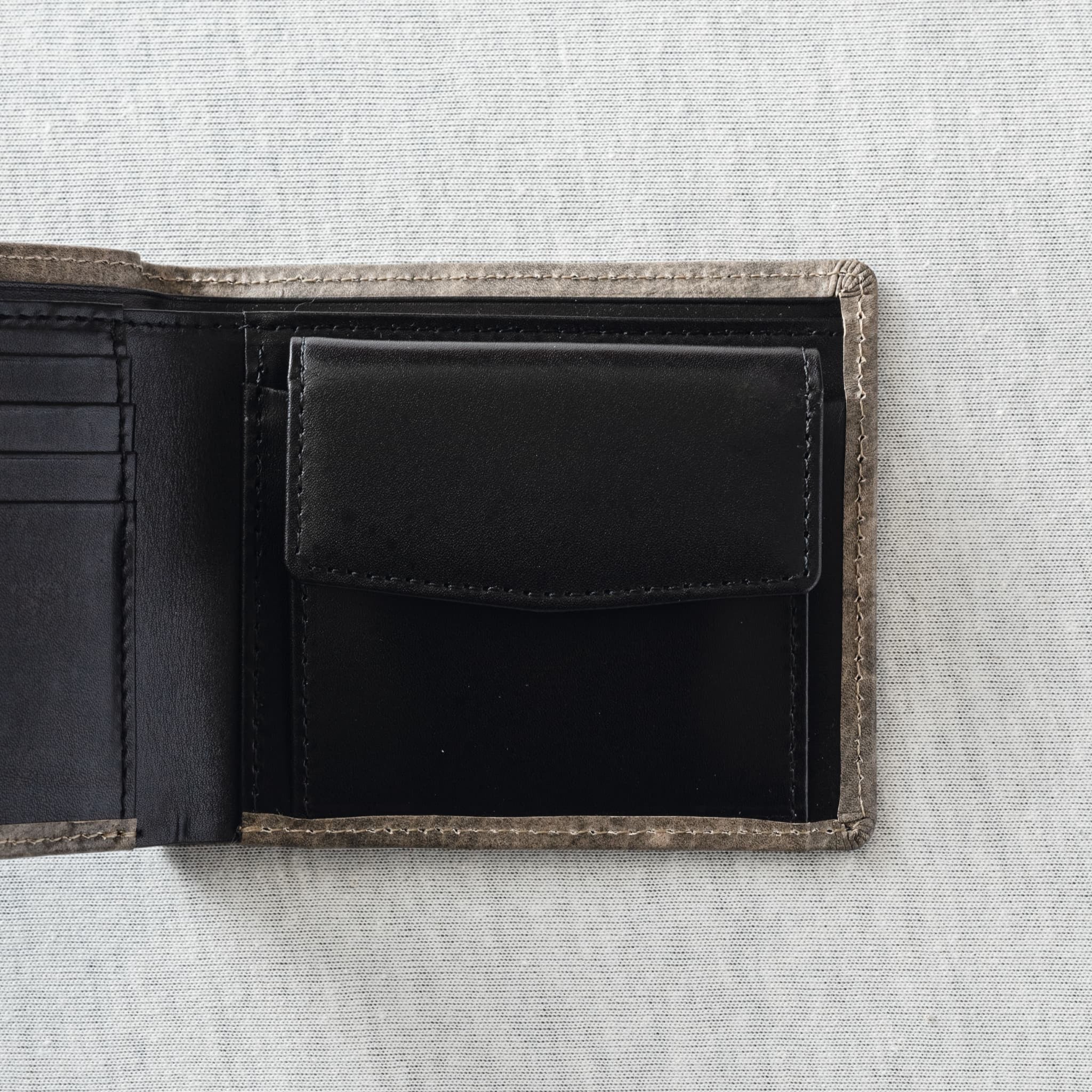 Folded wallet Indigo dyeing 二つ折り財布 藍染