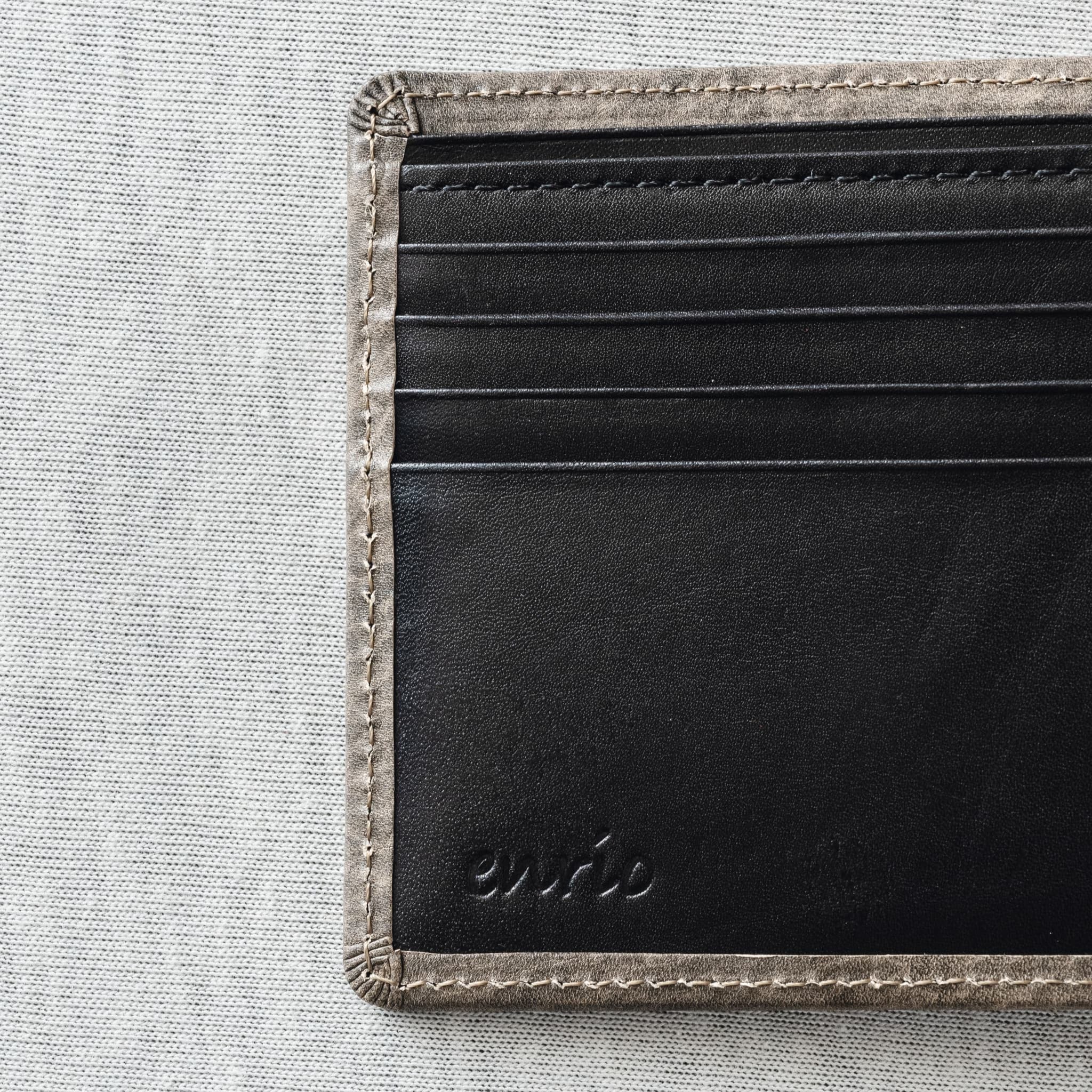 Folded wallet Indigo dyeing 二つ折り財布 藍染
