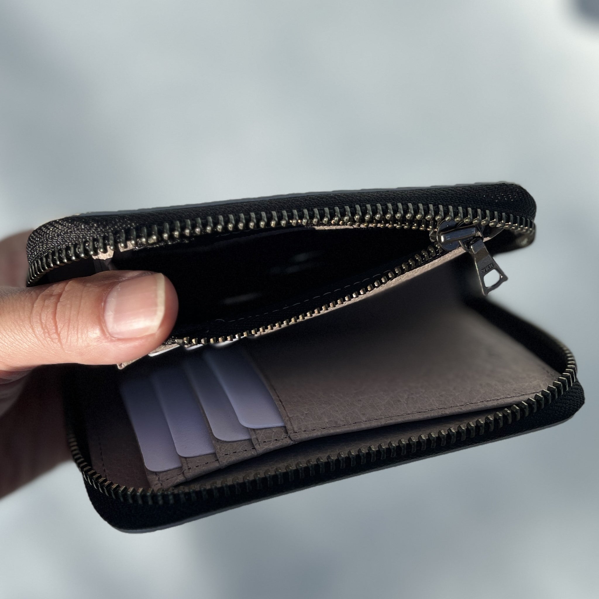 R zipper mini wallet Rファスナーミニ財布
