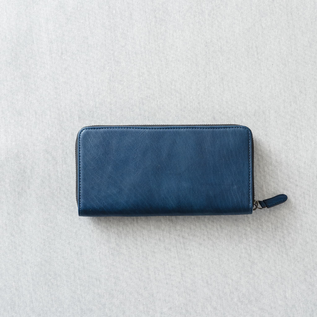 round zipper long wallet ラウンドファスナー長財布 enrio 革製品 日本製
