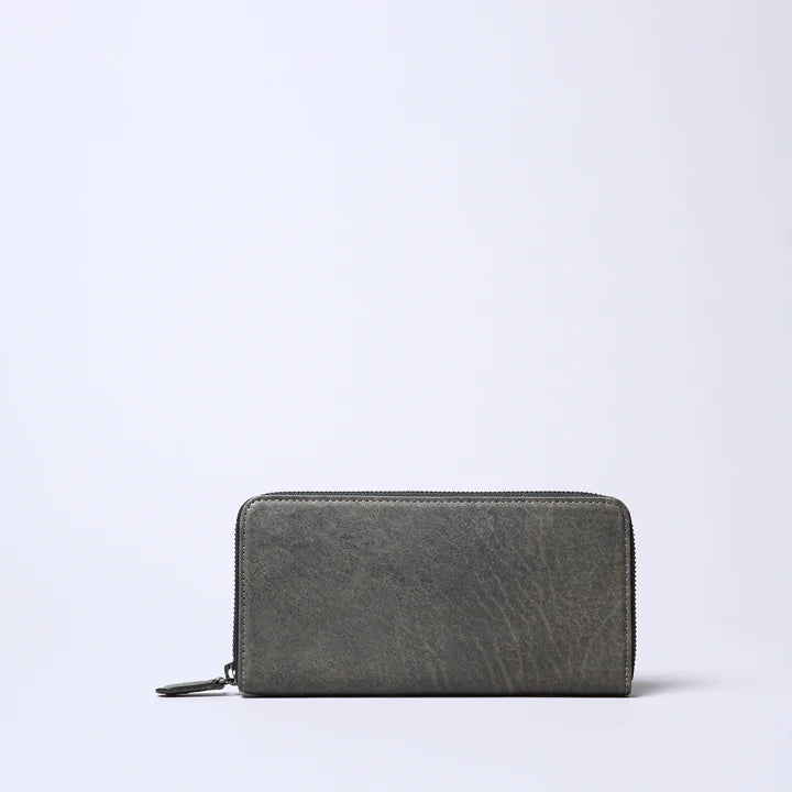 round zipper long wallet sumi　ラウンドファスナー長財布 墨染