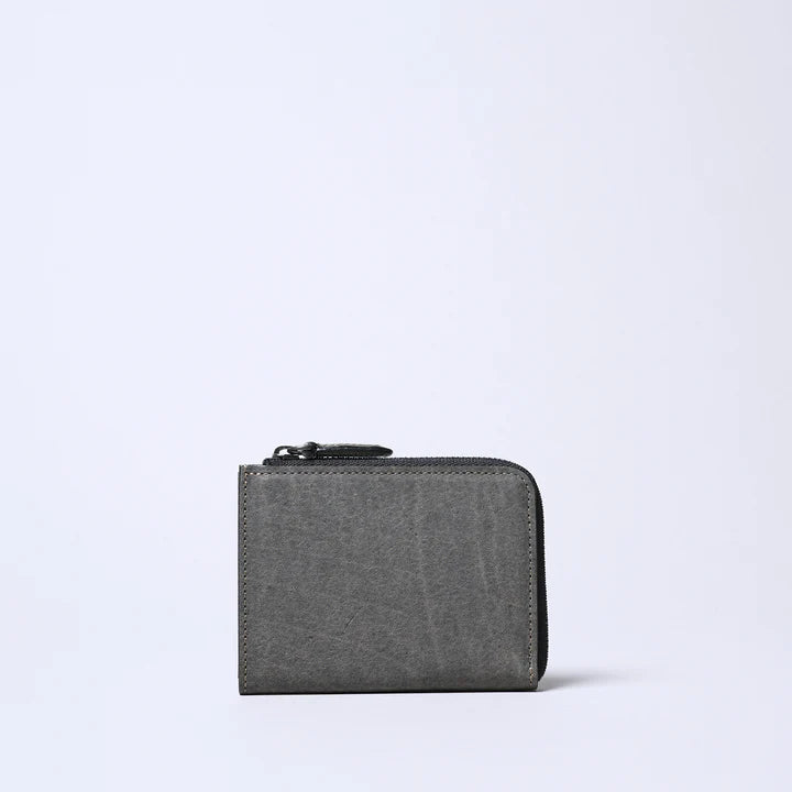 L zipper mini wallet sumi　Lファスナーミニ財布 墨染